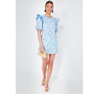 Tuckernuck Blue Floral Mini Dress